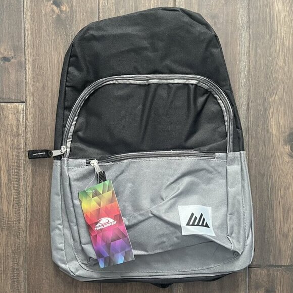 Trailmaker 17” Black and Gray Backpack NWT - Picture 1 of 4